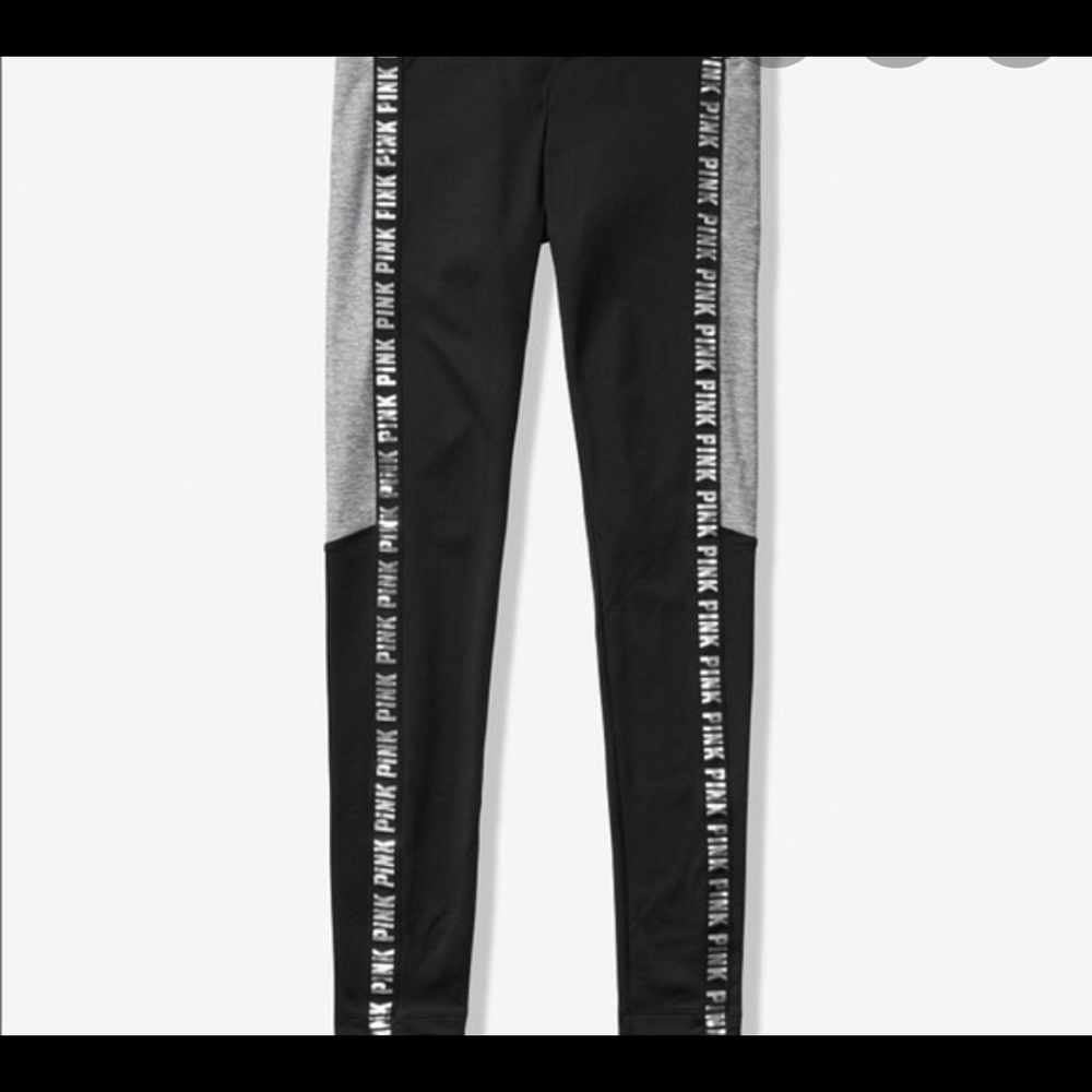 Pink cozy fleece lined leggings